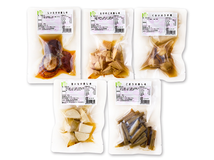 国産野菜のお煮しめセット5品_2