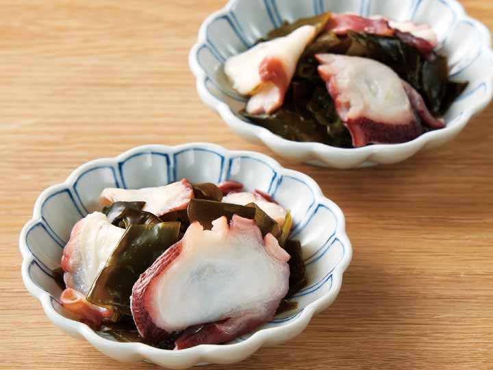 鹿児島県産わかめとたこの酢の物