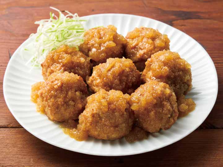 和風おろし味　ふんわり豆腐鶏肉だんご