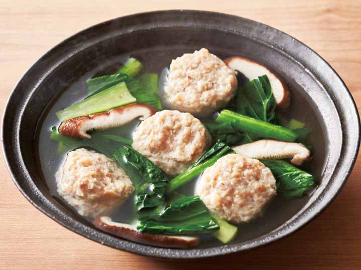 お料理に便利! 大粒でふっくらした鶏肉団子