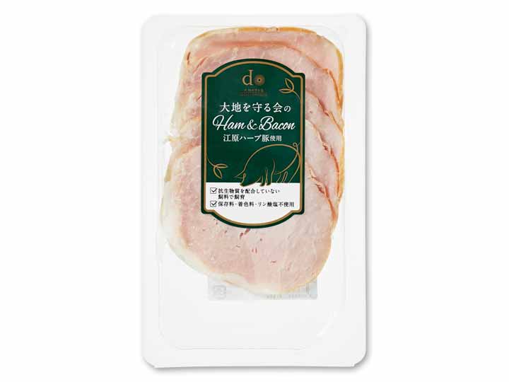 【ＢＢ半額！】大地を守る会のロースハムスライス（江原ハーブ豚使用）_2