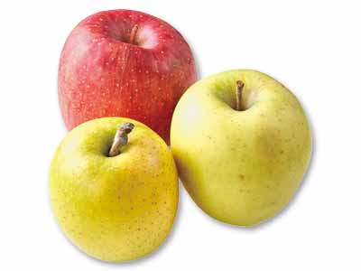 3色のりんご食べ比べセット写真