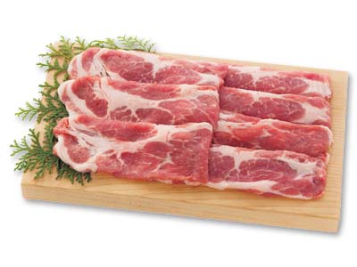 大地うまみこい豚カタローススライス写真