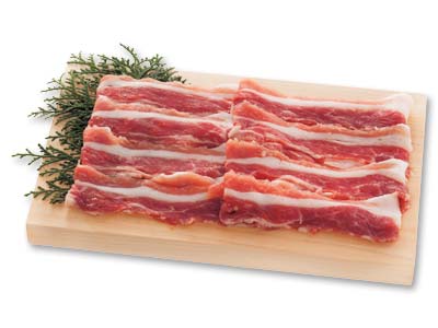 大地うまみこい豚バラスライス写真