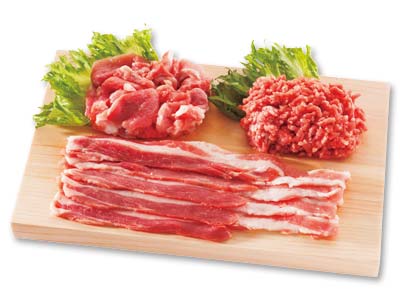 冷凍大地うまみこい豚とりあえずの豚肉セット写真