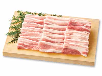 大地うまみこい豚バラ(サムギョプサル用)写真