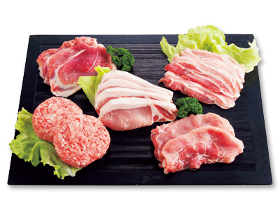 徳島の阿波美豚 ウインナークラブ豚肉セット写真