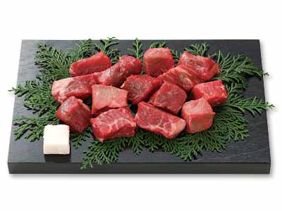 短角牛角切（カレー・シチュー用）写真