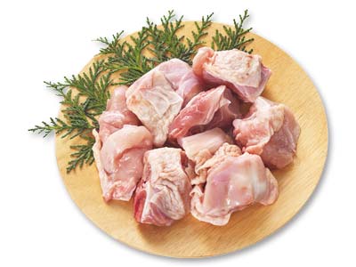 地鶏・北浦シャモ骨付ぶつ切り写真