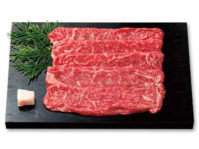 お試し短角牛カタうす切り写真