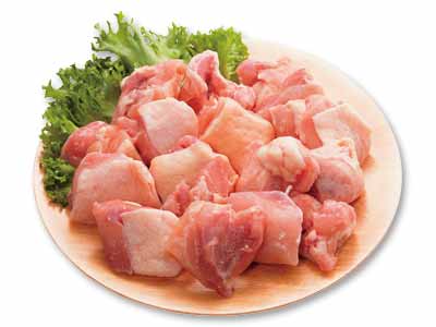 徳用・まほろば 鶏モモ肉唐揚用・バラ凍結写真