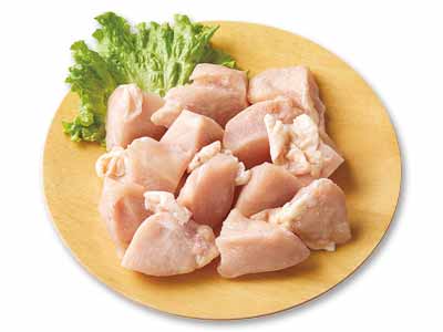 まほろば　鶏ムネ肉唐揚用・バラ凍結写真