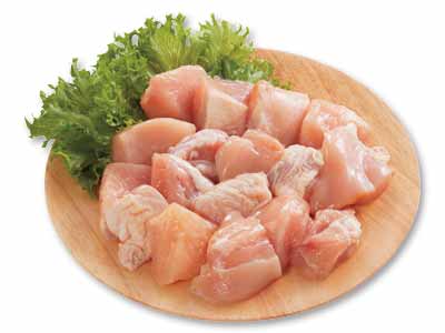 徳用・まほろば 鶏ムネ肉唐揚用・バラ凍結写真