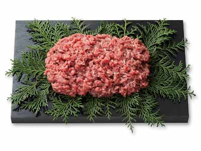 短角牛赤身上挽肉（真空パック）写真