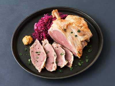 阿波美豚　骨付きアイスバイン写真