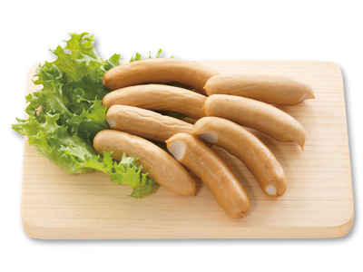 徳島の阿波美豚　プレーンウインナー写真