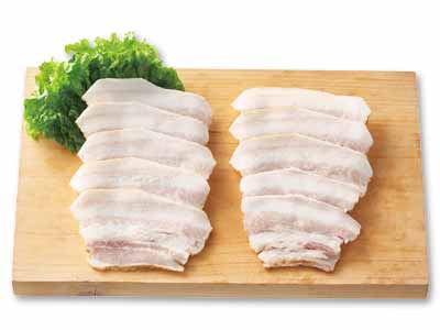 大地のもったいナイ阿波美豚のベーコン切り落とし(冷凍)写真