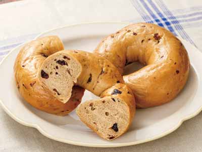 トライベッカのシナモンレーズンベーグル(冷凍)写真
