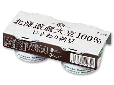 北海道産大豆のひきわり納豆写真