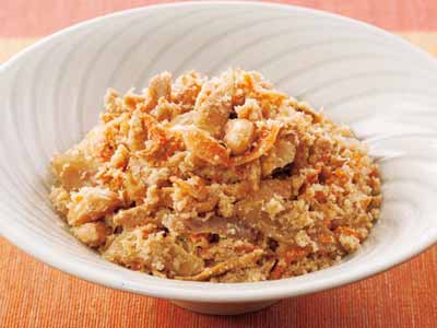 あると便利な副菜　えび香る　具だくさんうの花写真