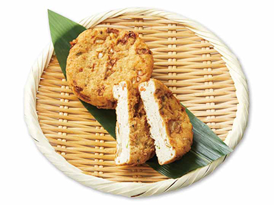 焼いて食べる　お好み焼き風がんも写真