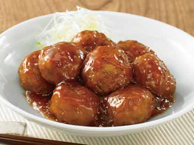 ふんわり豆腐鶏肉だんご写真