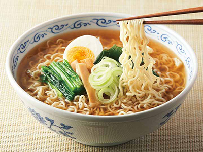 即席らーめん粋(醤油味)5食・ノンフライ麺写真