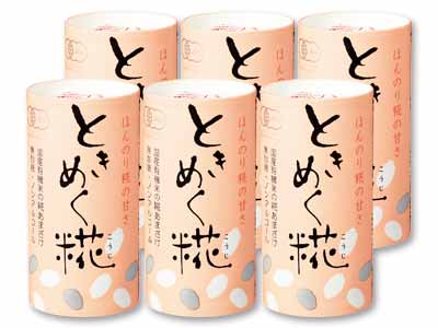 ときめく糀(国産有機米の麹甘酒)6本写真