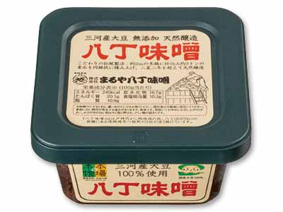三河産大豆の八丁味噌写真