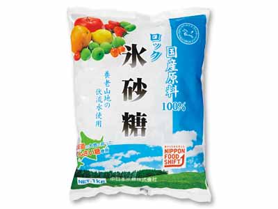 国産原料100％ロック氷砂糖・1KG写真