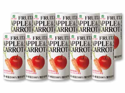アップル&キャロット混合飲料10本写真
