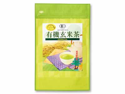 樽井さんの有機玄米茶写真