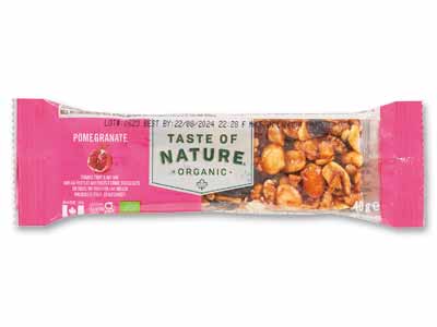 有機フルーツ＆ナッツバー・ザクロ写真