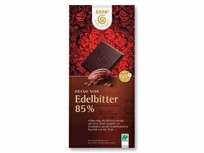 オーガニック ダークチョコレートカカオ85%写真