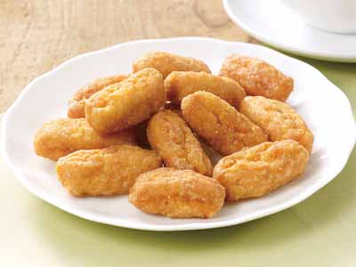 ひとくちサイズの豆乳ドーナツ(てん菜糖使用)写真