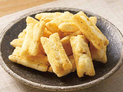 富士見堂のしらす揚げおかき写真