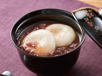 芽吹き屋のおしるこ（丸もち入り）写真