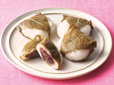 芽吹き屋の桜餅(つぶあん)写真