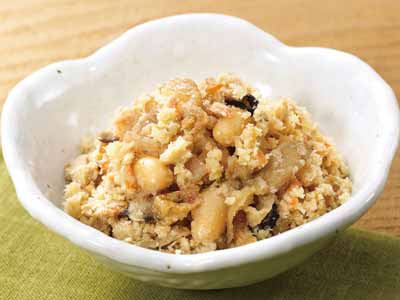 あると便利な副菜　五目うの花写真