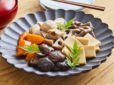 大地を守る会のお煮しめセット　6品写真