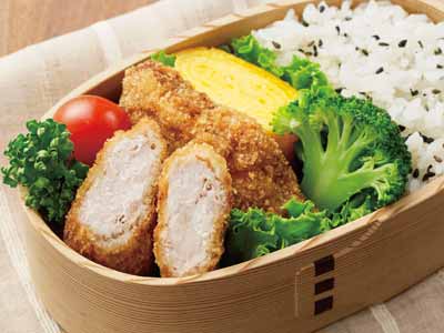 農舎のあたためるだけお弁当用トンカツ写真