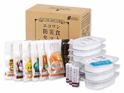 エコワン防災食セット(3食×3日分)1コ写真