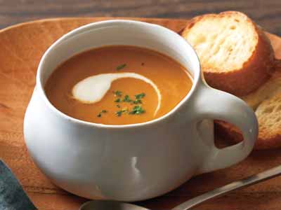 エコシュリンプのビスク(スープ)写真