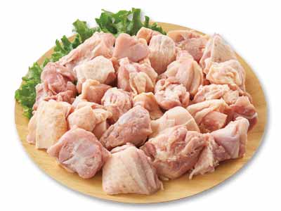 徳用　のびのび育ち　うまみこい鶏モモ800G（カット済）写真