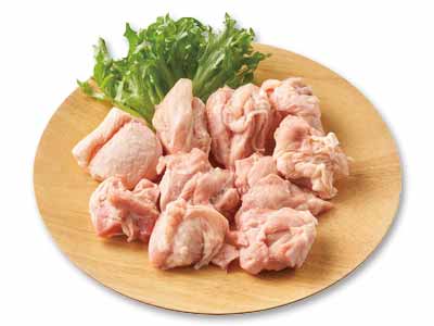 恵那どりモモ肉唐揚用・バラ凍結写真