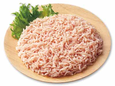 恵那どり挽肉・バラ凍結写真