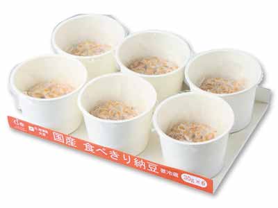 まいにち食べたい 国産食べきり納豆(極小粒)写真