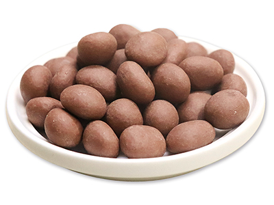 カリッと香ばしい コーヒー豆チョコレート写真