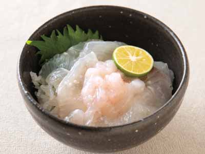 【頒布会商品特別販売】新潟県産甘えびとひらめの漬け丼（塩糀味）写真