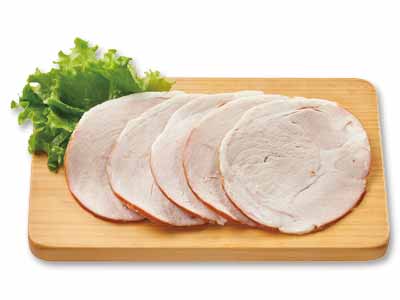 大地を守る会のボンレスハムスライス(江原ハーブ豚使用)写真